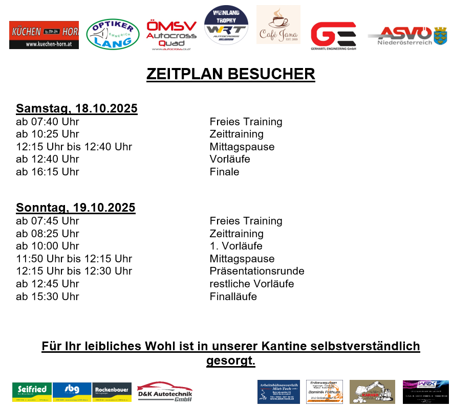 Zeitplan Besucher Foto